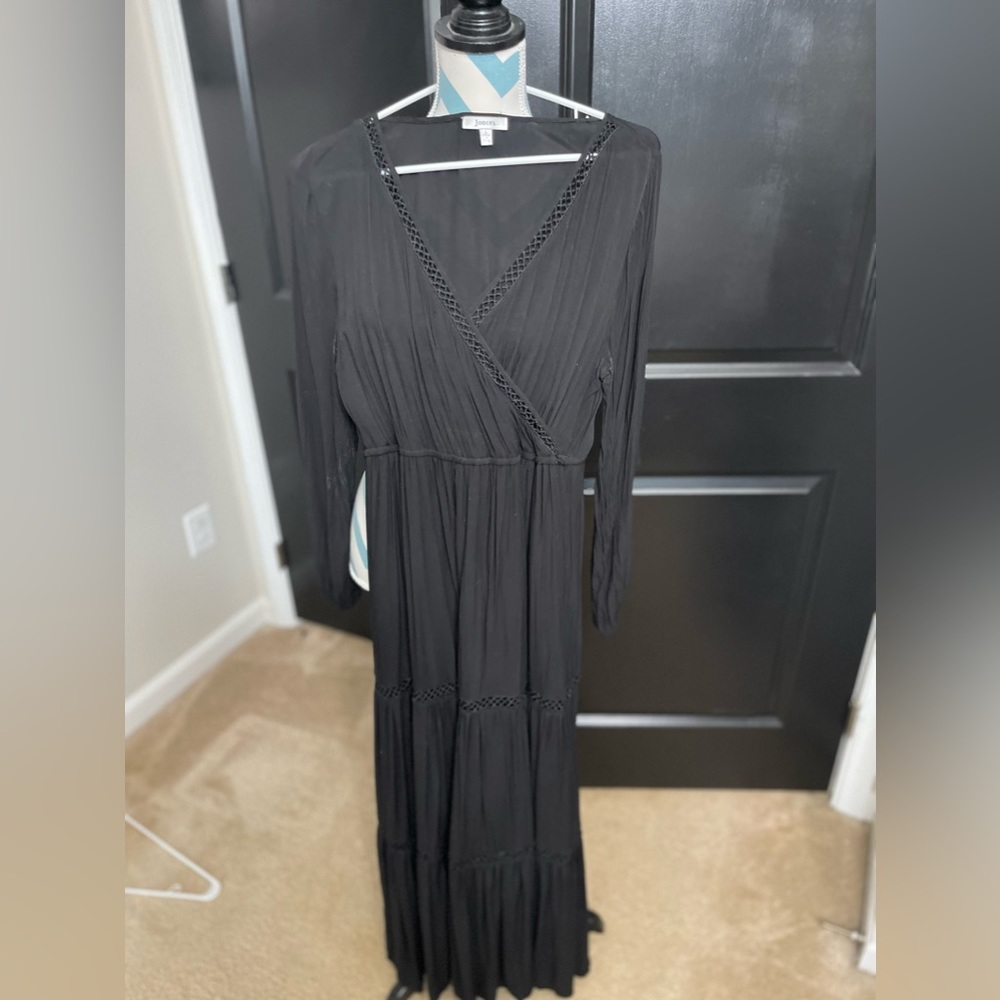 Boho black dress